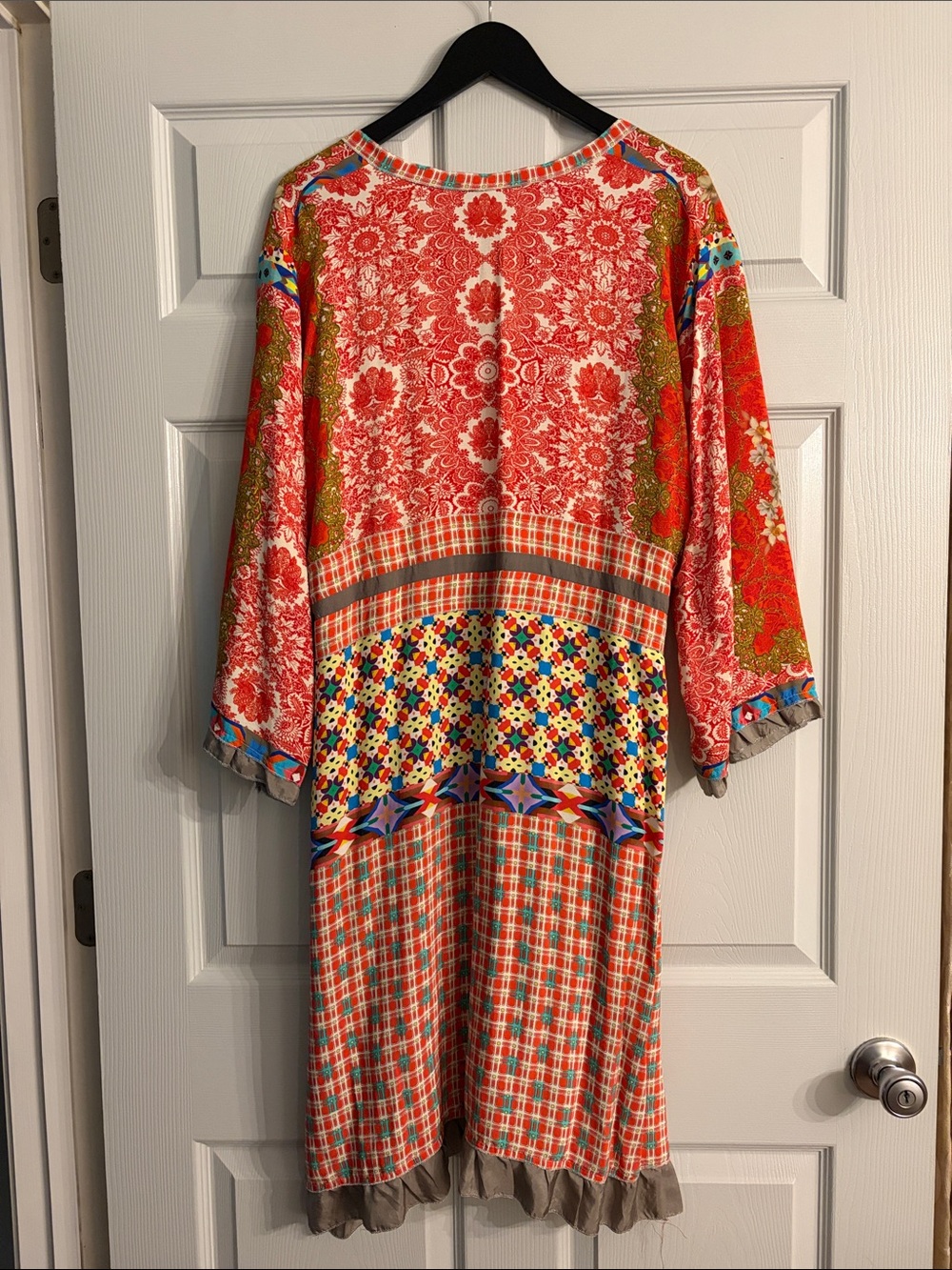 Johnny Was RAYNE patchwork dress XXL - Picture 3 of 6